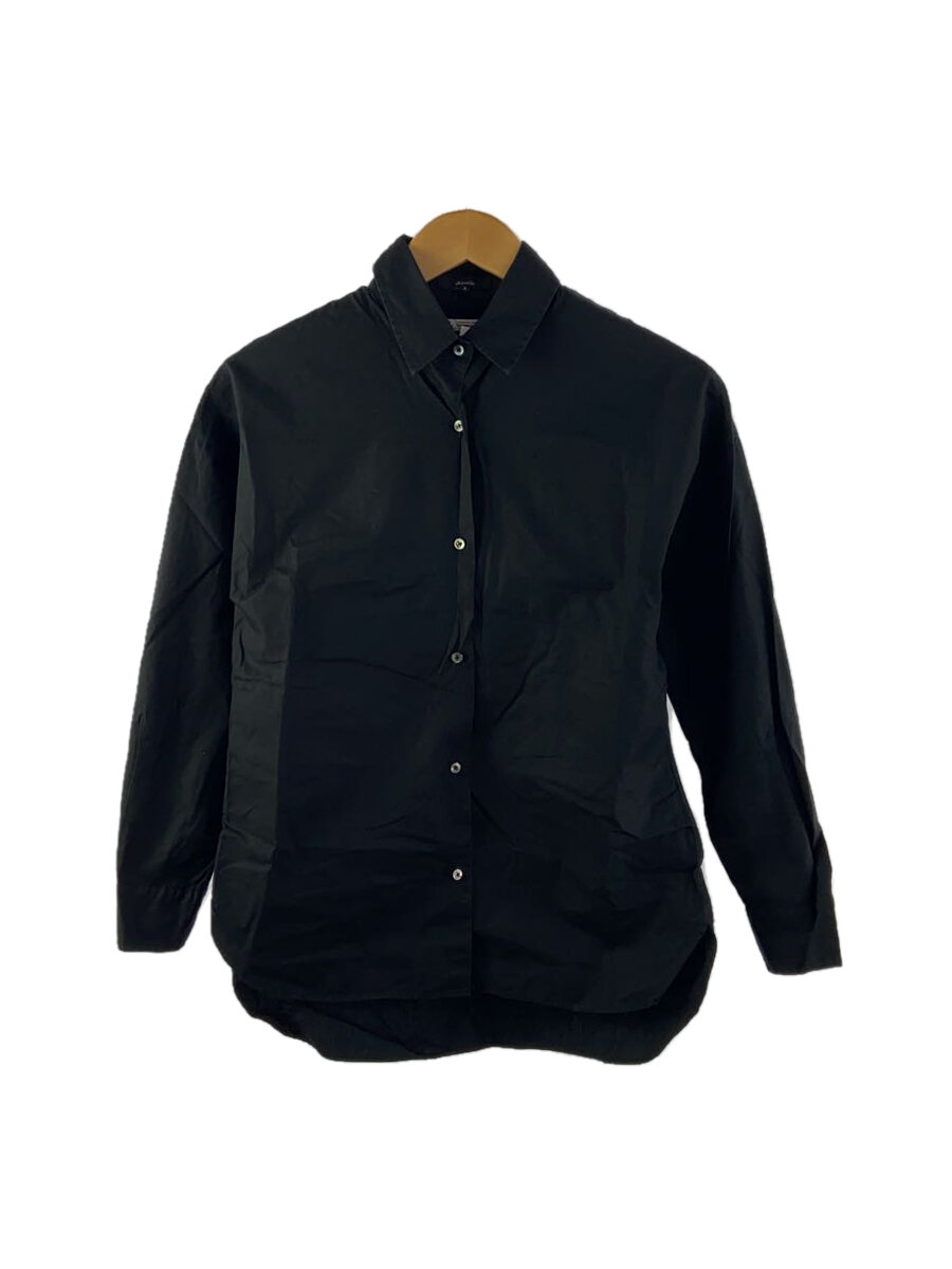 【中古】allureville◆長袖シャツ/2/コットン/ブラック/201710-13-030-95-020【レディースウェア】