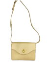 【中古】Christian Dior◆ショルダーバッグ/--/BEG/無地【バッグ】