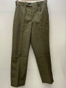 【中古】BELGIUM MILITARY◆60s/1967年製/ウールスラックスパンツ/カーキ/ボタンフライ/BEGETEX/メンズ/ヴィンテージ【メンズウェア】(4)
