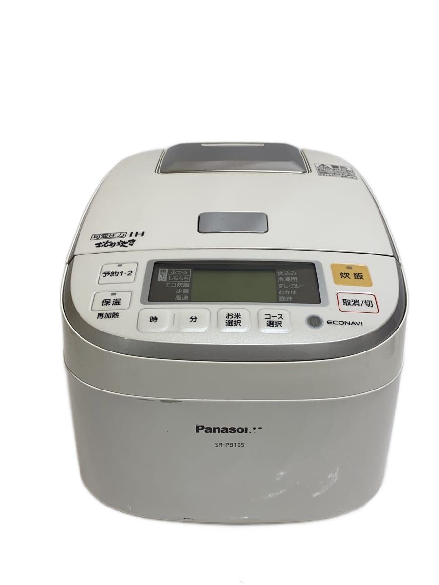 【中古】Panasonic◆炊飯器 SR-MPA101-T【家電 ビジュアル オーディオ】