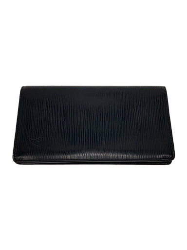 【中古】LOUIS VUITTON◆1)ポルト・フォイユ・ブラザ_エピ_BLK/レザー/BLK/メンズ【服飾雑貨他】 【中古】LOUIS VUITTON◆1)ポルト・フォイユ・ブラザ_エピ_BLK/レザー/BLK/メンズ【服飾雑貨他】