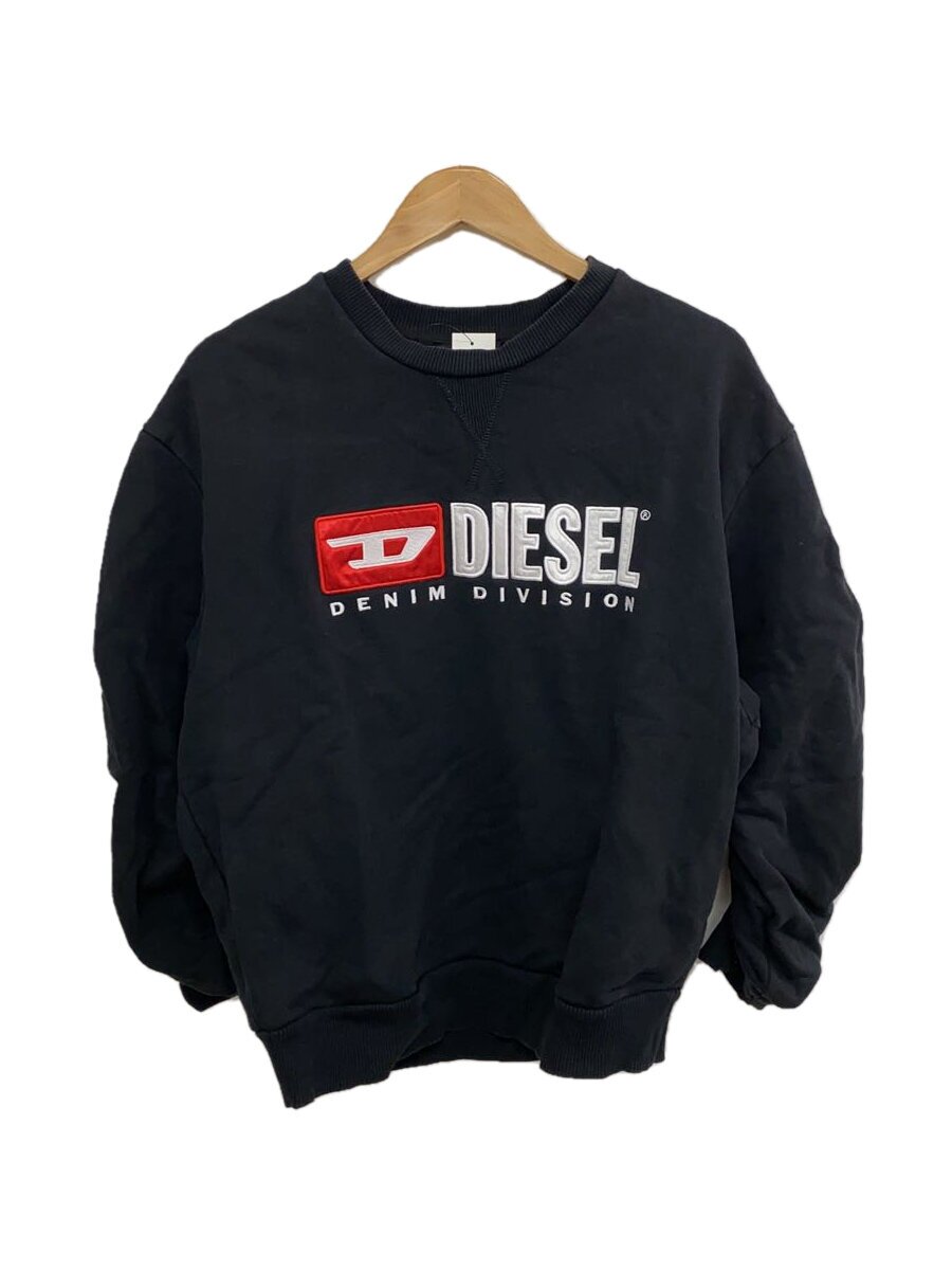 【中古】DIESEL◆スウェット/--/コットン/BLK/無地【レディースウェア】