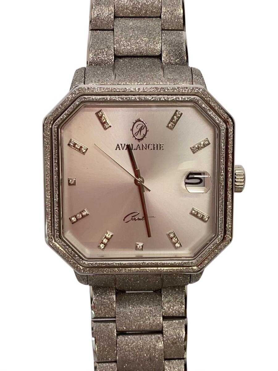 【中古】AVALANCHE GOLD&JEWELRY◆クォーツ腕時計/アナログ/ステンレス/SLV/CESATI/? NULL ?【服飾雑貨他】
