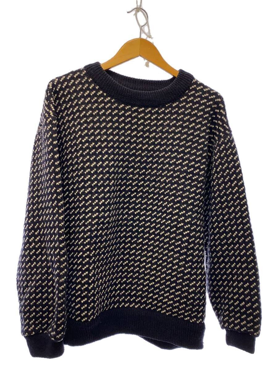 【中古】L.L.Bean◆ニット・セーター(厚手)/L/ウール/NVY【メンズウェア】