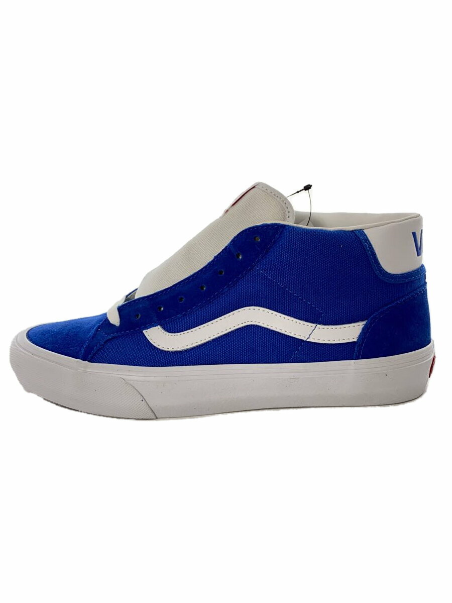【中古】VANS◆ハイカットスニーカー/28cm/BLU/スウェード/721454【シューズ】