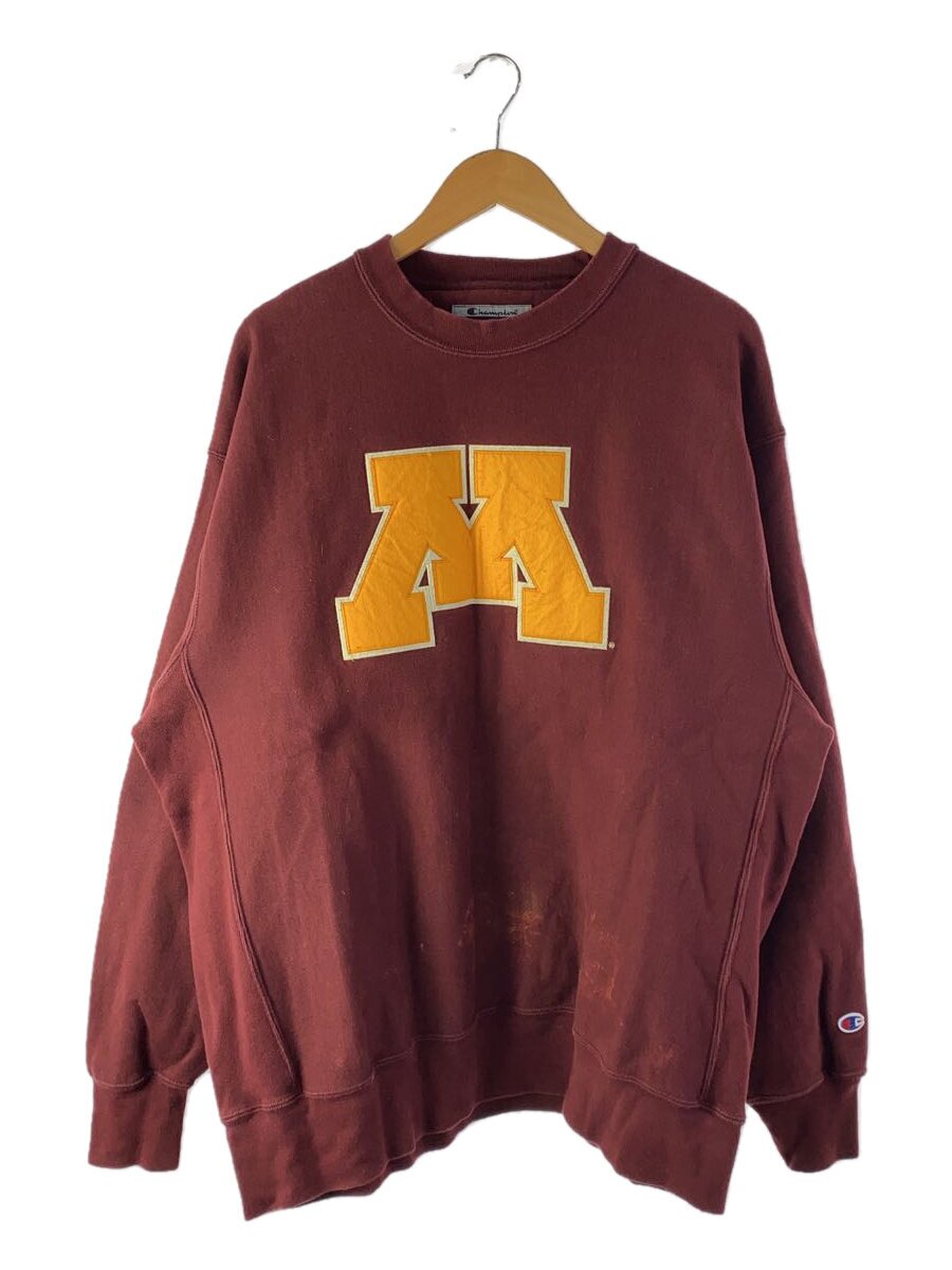【中古】Champion◆スウェット/XL/コットン/BRD【メンズウェア】