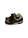 【中古】NEW BALANCE◆ローカットスニーカー/UK8/BLK/スウェード/OM576OKT【シューズ】