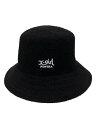 【中古】X-girl◆アクリル/BLK/無地/レディース/×NEWERA【服飾雑貨他】