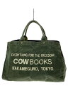 【中古】cowbooks/バッグ/キャンバス/GRN/無地【バッグ】(4)