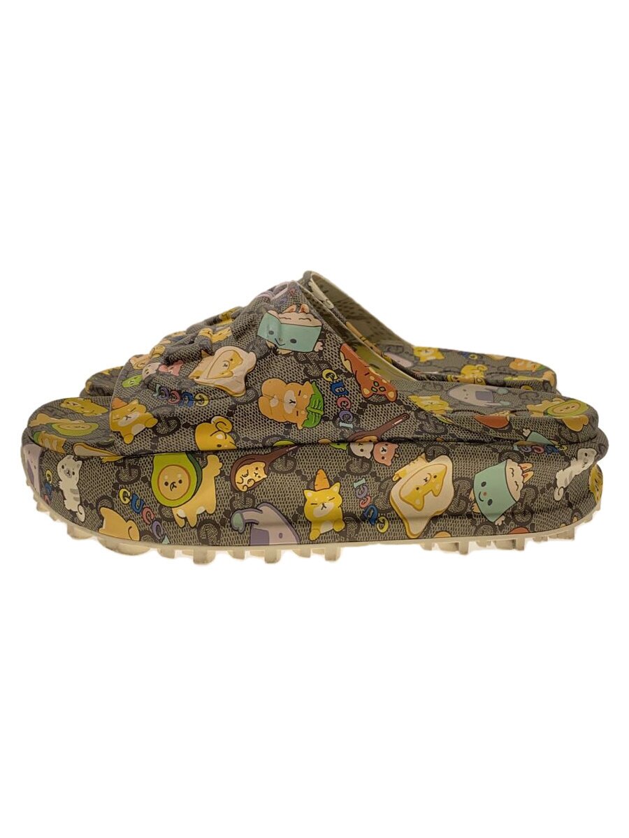 【中古】GUCCI◆サンダル/39/マルチカラー/PVC/737926【シューズ】