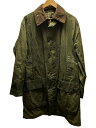 【中古】Barbour◆border/オイルドジャケット/カバーオール/40/--/GRN/a200//【メンズウェア】