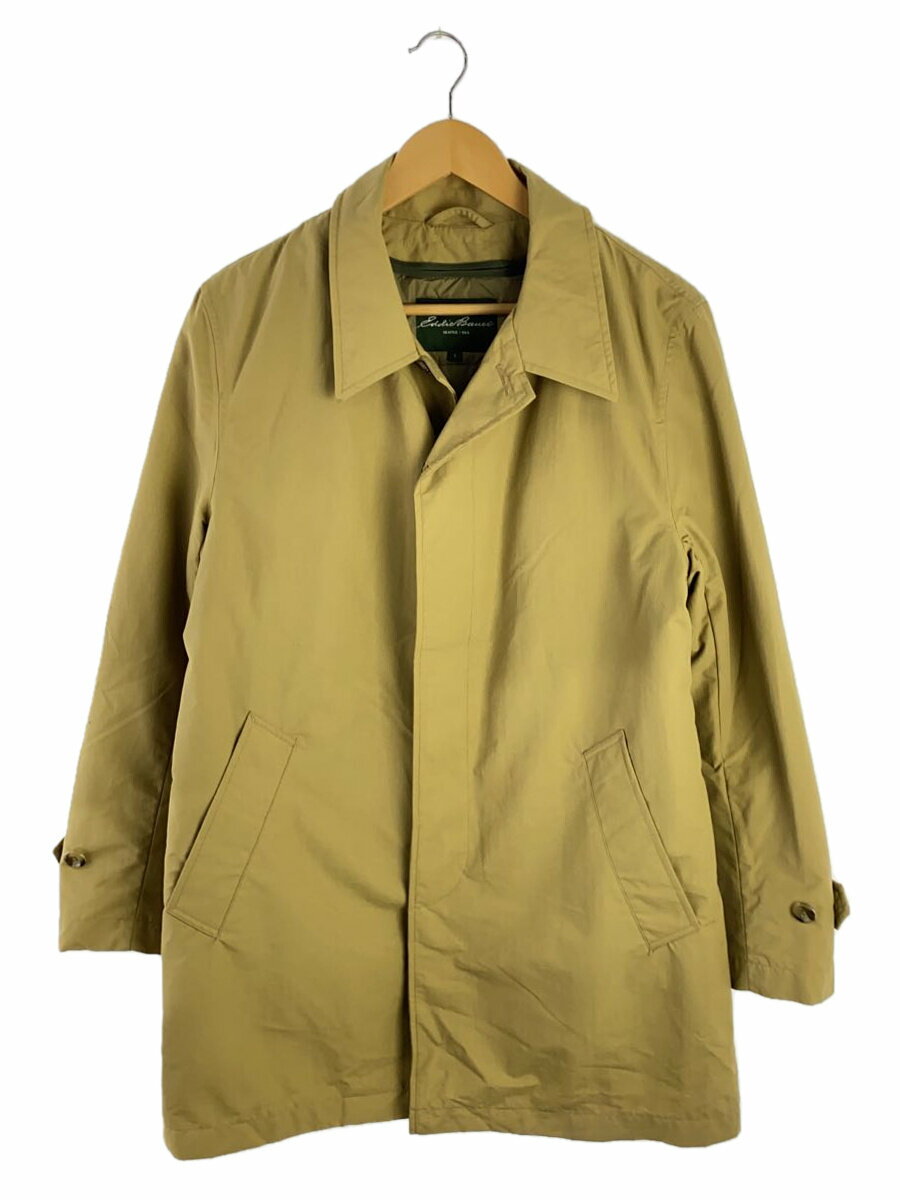 【中古】EDDIE BAUER◆ダウンコート/S/ポリエステル/CML/1211230/650FP【メンズウェア】