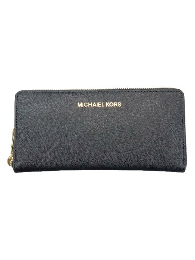 【中古】MICHAEL KORS◆ラウンドジップ/長財布/レザー/BLK/レディース/35H3GTVZ3L【服飾雑貨他】 【中古】MICHAEL KORS◆ラウンドジップ/長財布/レザー/BLK/レディース/35H3GTVZ3L【服飾雑貨他】