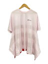 【中古】BURBERRY◆20ss/ケープデザイン/半袖カットソー/Tシャツ/M/コットン/PNK/ボーダー/4563754//【メンズウェア】(4)