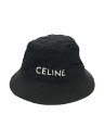 【中古】CELINE◆バケットハット/--/BLK/メンズ//【服飾雑貨他】