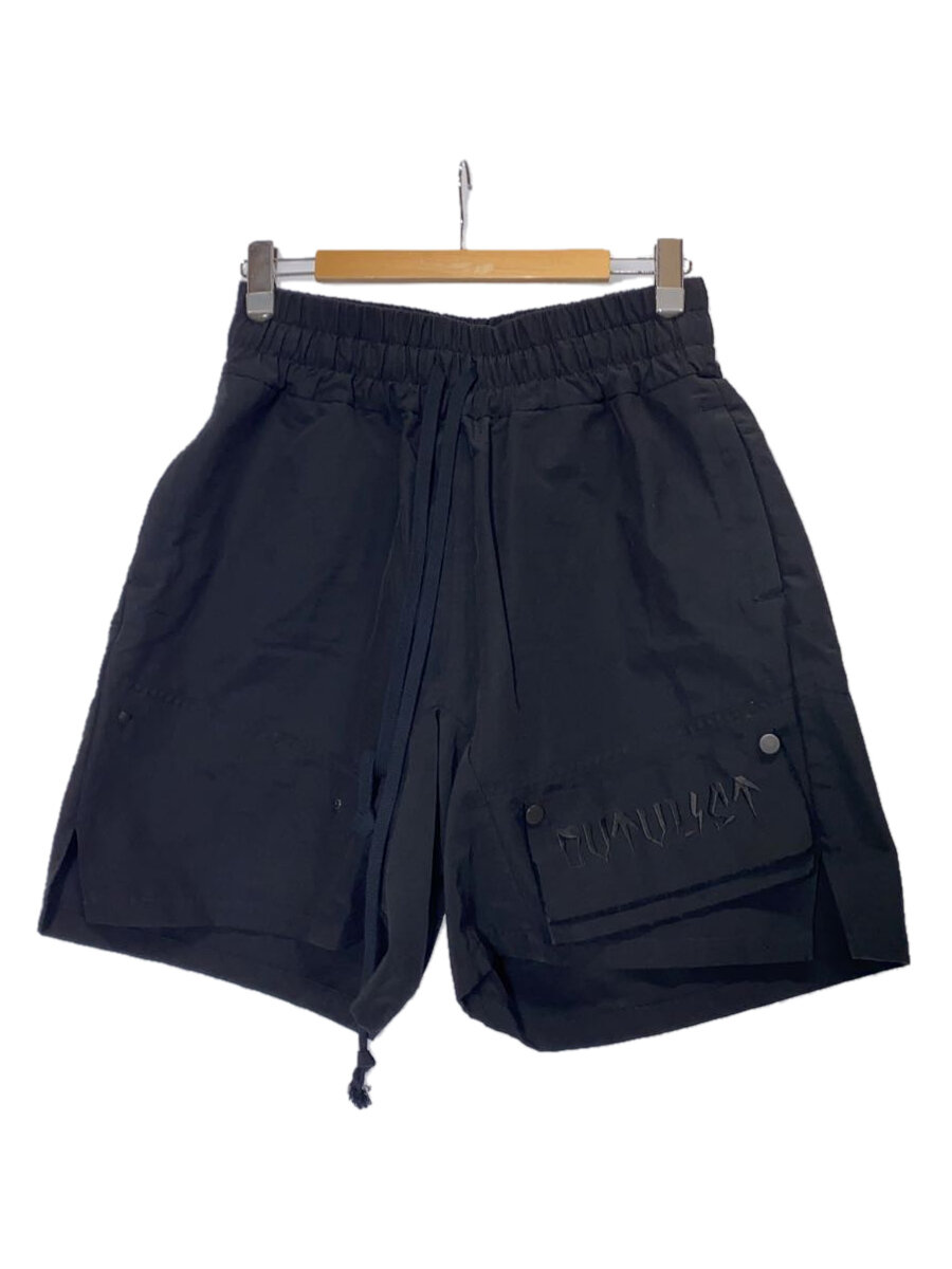 【中古】CVTVLIST◆CVTVLIST PATCH CARGO SHORTS/ショートパンツ/2/コットン/BLK/2401070402【メンズウェア】