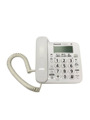 【中古】Panasonic◆電話機 VE-GD27DL-W/子機【家電・ビジュアル・オーディオ】 【中古】Panasonic◆電話機 VE-GD27DL-W/子機【家電・ビジュアル・オーディオ】