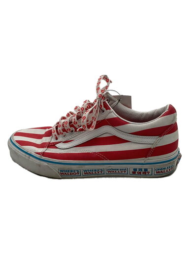【中古】VANS◆ローカットスニーカー/25.5cm/RED/721356【シューズ】 【中古】VANS◆ローカットスニーカー/25.5cm/RED/721356【シューズ】