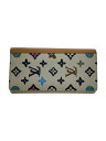 【中古】LOUIS VUITTON◆ポルトフォイユ・ブラザ NM/長財布/PVC/CRM/モノグラム/レディース【服飾雑貨他】