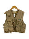 【中古】L.L.Bean◆ベスト/S/ポリエステル/CRM/H428【メンズウェア】
