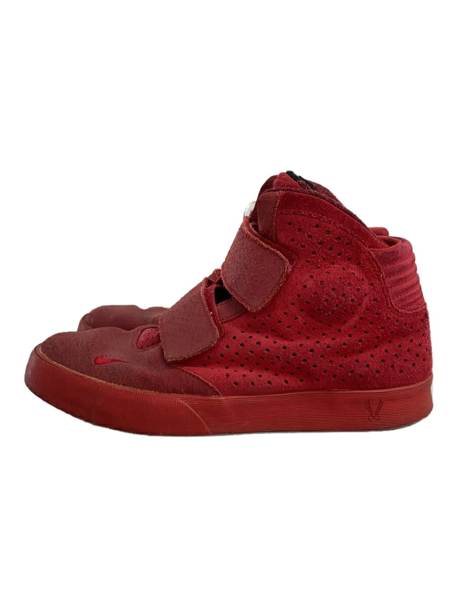 【中古】NIKE◆FLYSTEPPER 2K3 PRM/フライステッパー/レッド/677473-600/27.5cm/RED【シューズ】