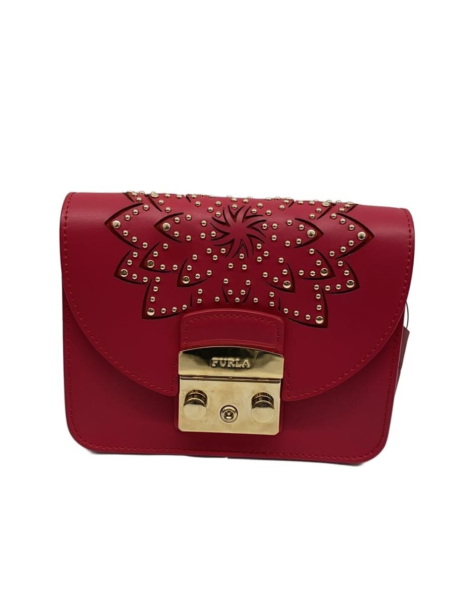 Furla - 【中古】FURLA◆メトロポリス/90周年モデル/ダリア/ショルダーバッグ/レザー/RED【バッグ】