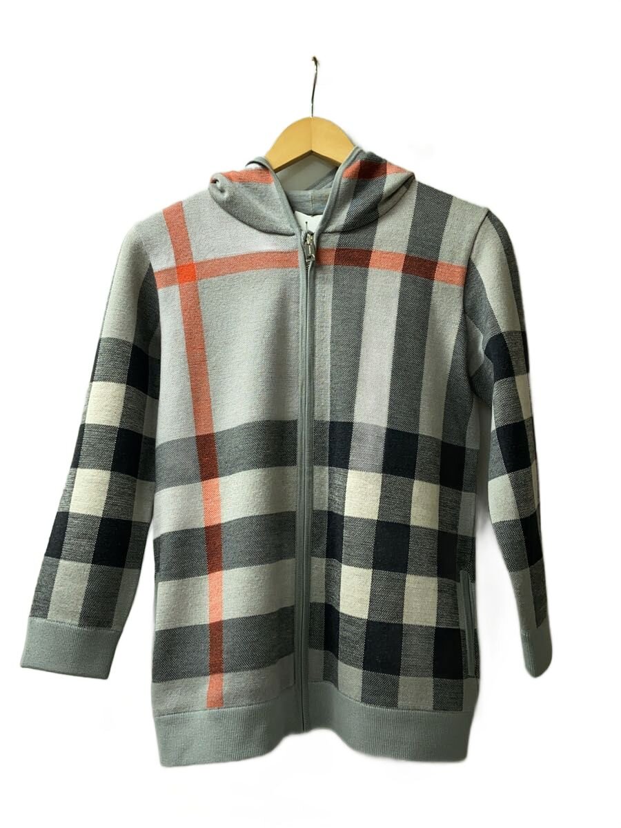 中古 BURBERRY ジップパーカー 14 コットン GRY オンブレCK 8069715 レディースウェア jumblestore-38659243 2nd STREET 楽天市場店 パッケージ画像