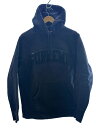 【中古】Supreme◆パーカー/M/コットン/BLK/17AM/パテントアーチロゴ【メンズウェア】