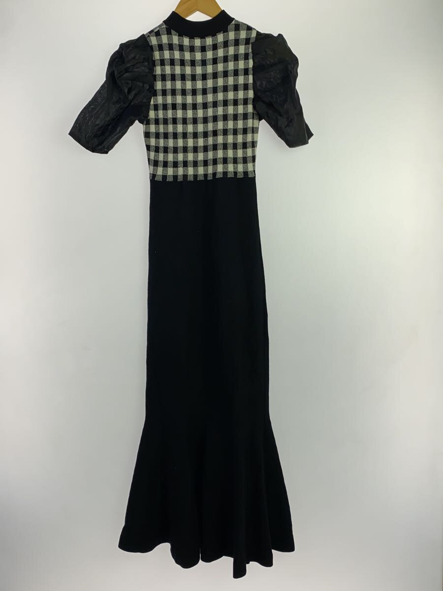 【中古】eimy istoire◆半袖ワンピース/FREE/アクリル/BLK/無地/1122231463-1【レディースウェア】