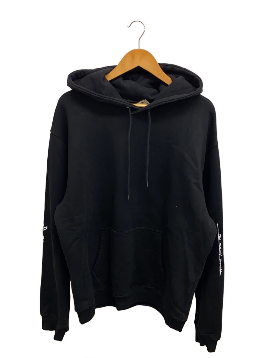 【中古】POLAR SKATE CO.◆パーカー/XL/コットン/BLK/無地【メンズウェア】