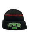 【中古】Supreme◆Fleece Lined Beanie/22FW/ニットキャップ/--/アクリル/BLK/メンズ【服飾雑貨他】