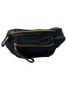 【中古】TORY BURCH◆ウエストバッグ/ナイロン/BLK/10008684【バッグ】