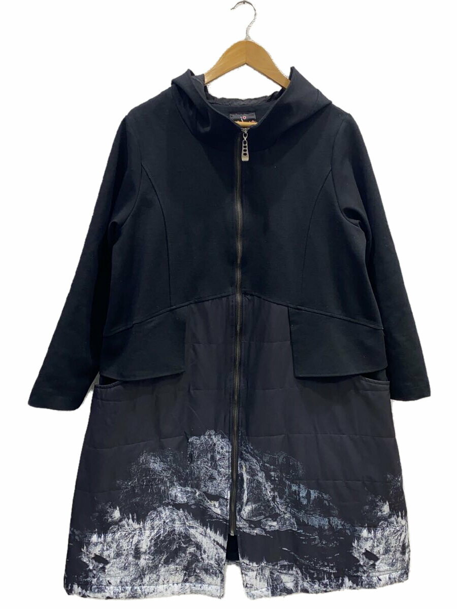 【中古】コート/L/コットン/BLK/majomajo/コットンナイロン切替//【レディースウェア】