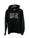 【中古】DIESEL◆パーカー/L/コットン/BLK/プリント【メンズウェア】(4)