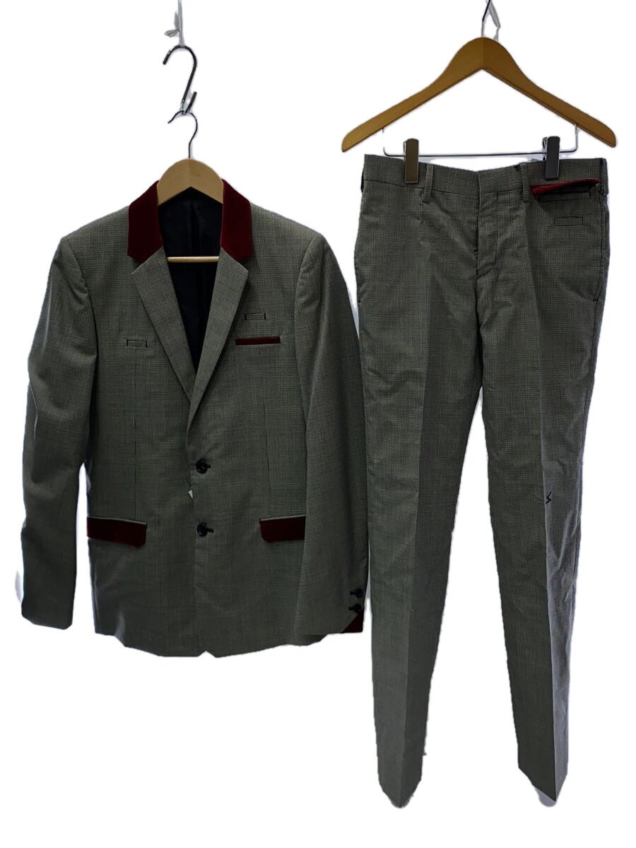 【中古】UNDERCOVERISM◆セットアップ/3/ウール/GRY/千鳥格子/c4108/04aw/but beautiful/ボトム2【メンズウェア】