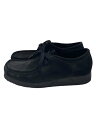 【中古】Clarks◆ブーツ/UK8.5/BLK/スウェード/26773【シューズ】