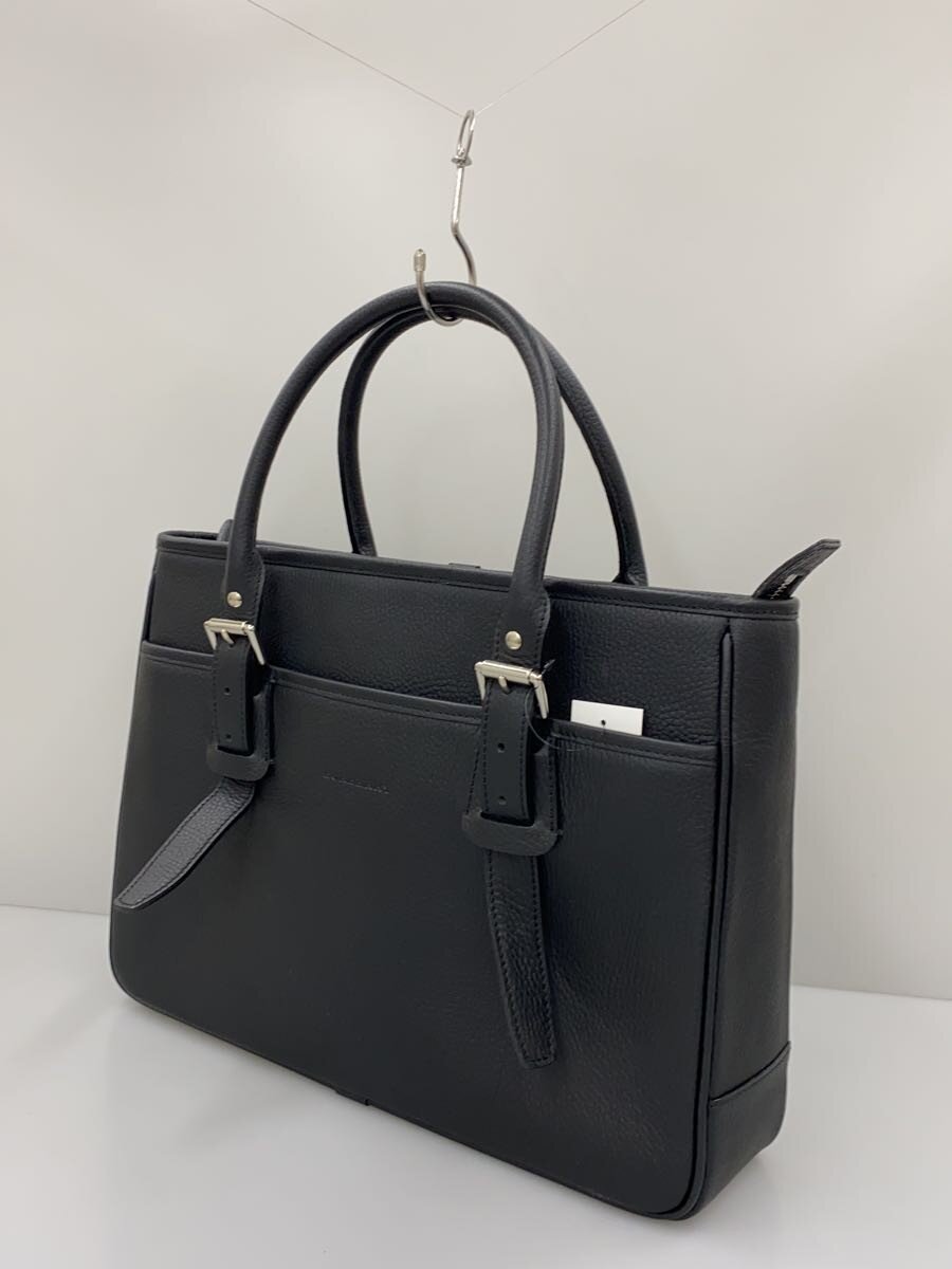 中古 BURBERRY ブリーフケース レザー BLK 無地 バッグ jumblestore-38439899 2nd STREET 楽天市場店 サンプル画像2