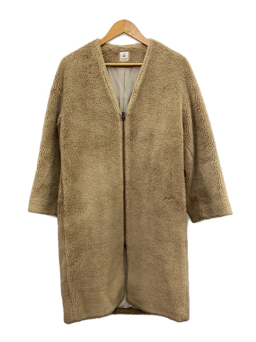 【中古】6(ROKU) BEAUTY & YOUTH UNITED ARROWS◆コート/36/アクリル/CML/1625-260-3903【レディースウェア】