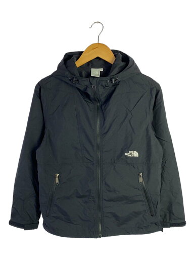 【中古】THE NORTH FACE◆COMPACT JACKET_コンパクトジャケット/M/ナイロン/BLK/無地【レディースウェア】 【中古】THE NORTH FACE◆COMPACT JACKET_コンパクトジャケット/M/ナイロン/BLK/無地【レディースウェア】