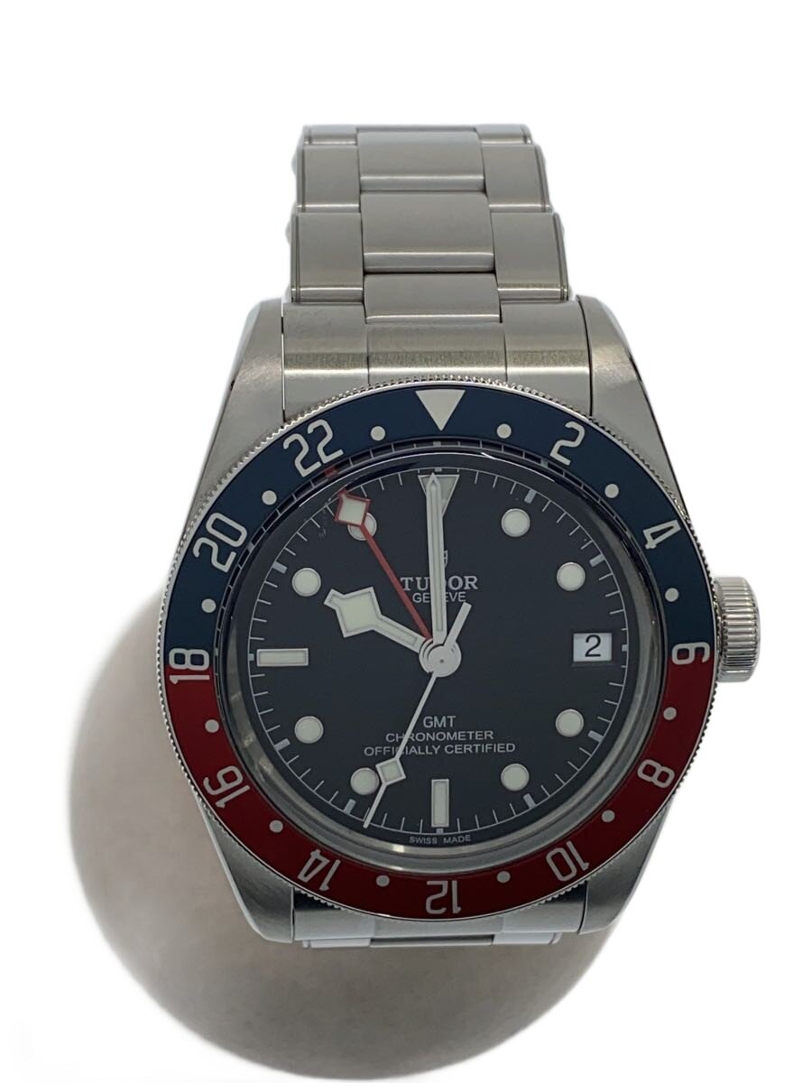 【中古】TUDOR◆自動巻腕時計/ブラックベイ/アナログ/ステンレス/BLK/SLV/20251206日差-2【服飾雑貨他】