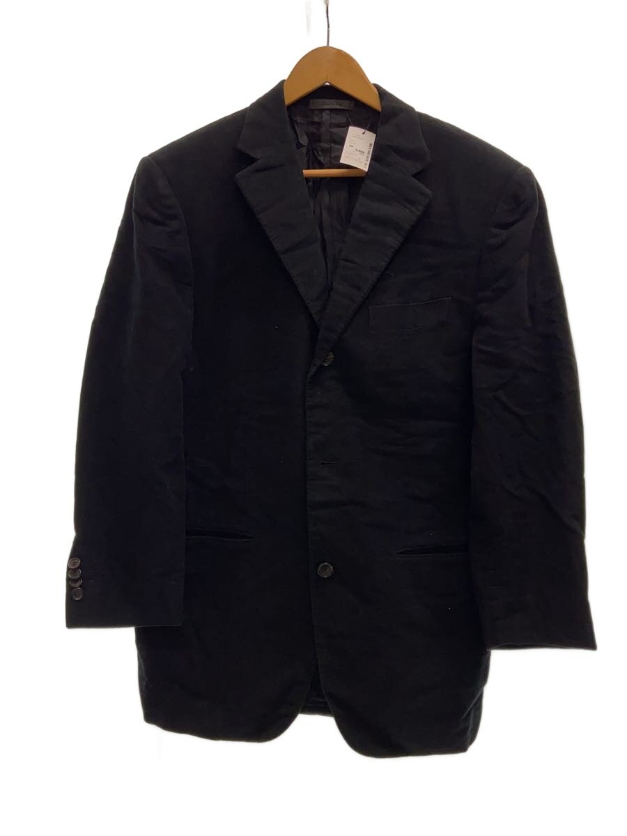 HUGO BOSS◆Baldessarini/3Bテーラードジャケット/--/コットン/BLK/無地