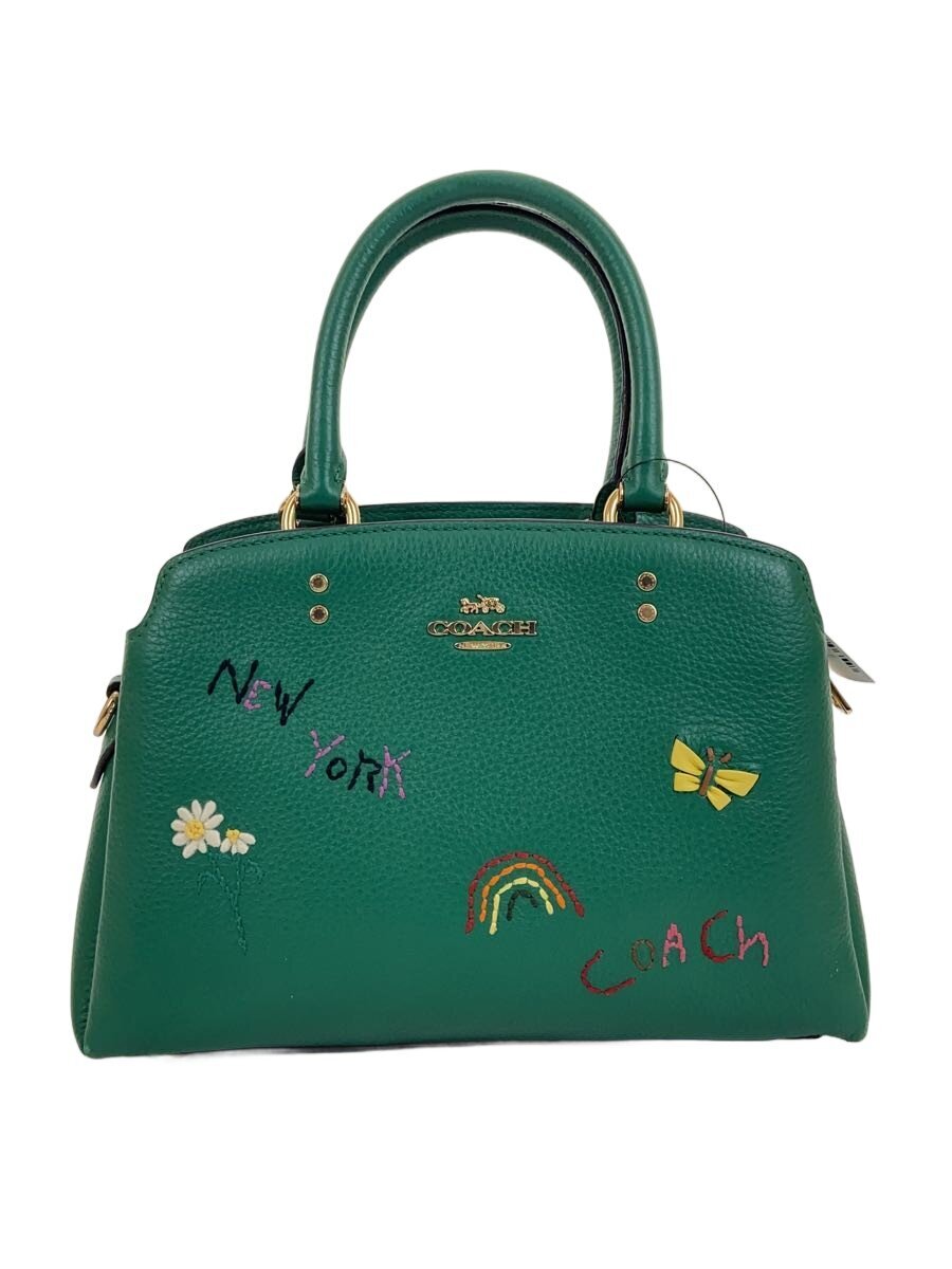 COACH - 【中古】COACH◆ハンドバッグ/--/GRN【バッグ】