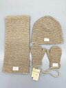 【中古】HERMES◆HERMES/キッズ服飾/--/カシミア/BEG/101332M/101333M/1013334M【キッズ】