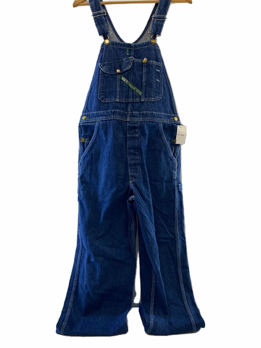 【中古】KEY◆70~90s Vintage USA製 デニムオーバーオール/32/IDG【メンズウェア】
