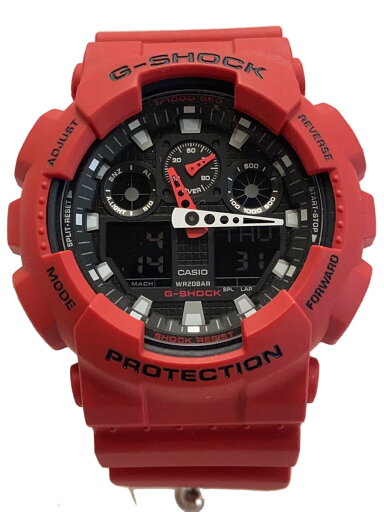 【中古】CASIO◆クォーツ腕時計・G-SHOCK/デジアナ/BLK/RED【服飾雑貨他】 【中古】CASIO◆クォーツ腕時計・G-SHOCK/デジアナ/BLK/RED【服飾雑貨他】
