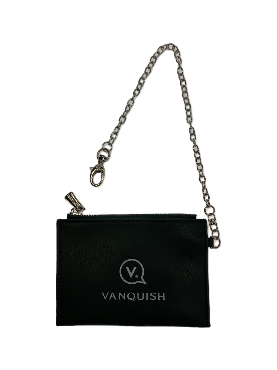 【中古】VANQUISH◆コインケース/牛革/GRN/メンズ/VQM-43610/ロゴ/【服飾雑貨他】