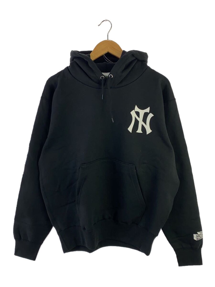THE NETWORK BUSINESS◆パーカー/M/コットン/BLK/TNBC0148/TN PULL OVER HOODIE//