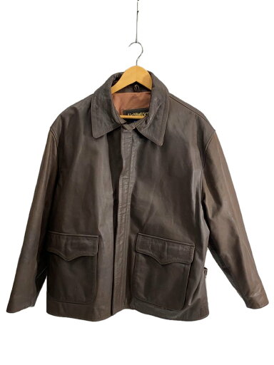 【中古】レザージャケット・ブルゾン/XXL/--/BRW【メンズウェア】 【中古】レザージャケット・ブルゾン/XXL/--/BRW【メンズウェア】