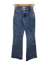 【中古】MOUSSY◆ブーツカットパンツ/24/コットン/IDG/無地/010FAA12-13370-1【レディースウェア】