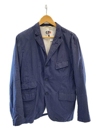 【中古】Engineered Garments◆ANDOVER JACKET/シングル3B/旧タグ/テーラードジャケット/M/コットン/NVY/ドット【メンズウェア】 【中古】Engineered Garments◆ANDOVER JACKET/シングル3B/旧タグ/テーラードジャケット/M/コットン/NVY/ドット【メンズウェア】